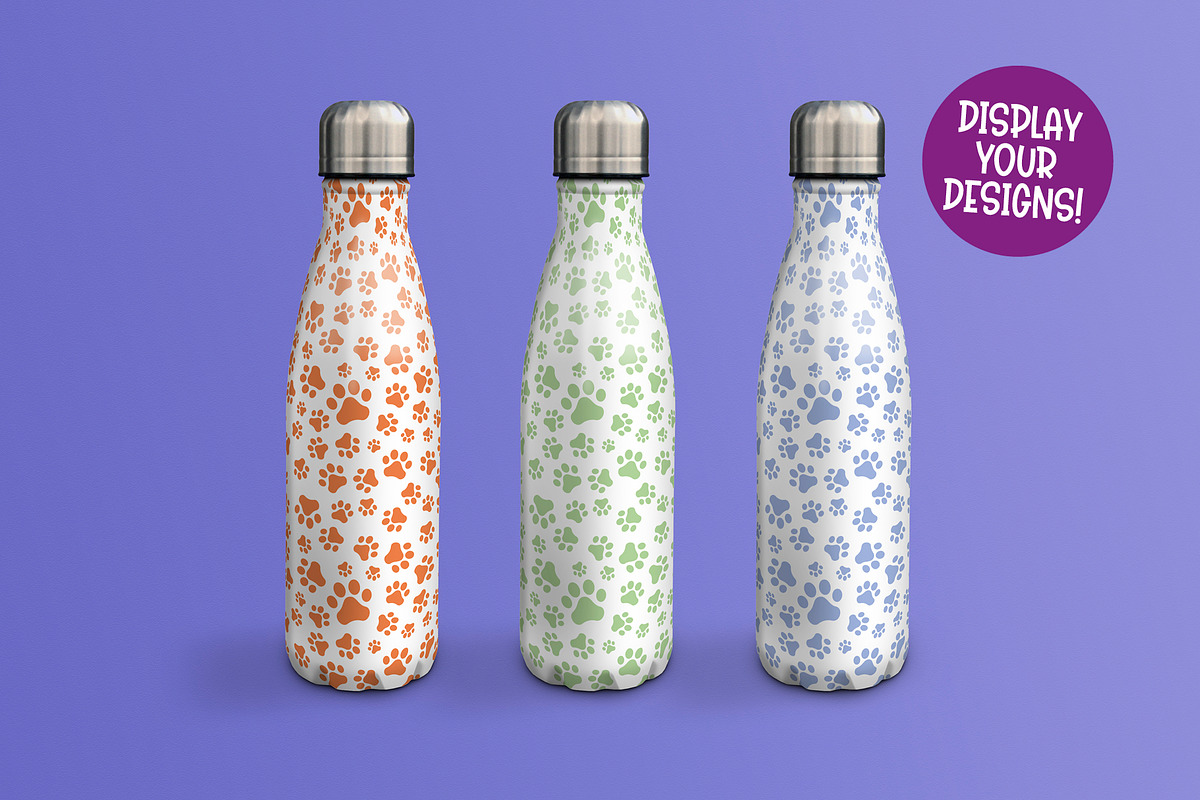Water Bottle/Drinks Bottle Mock Up, a Product Mockup by Little Type Factory (Photo 2 of 8)