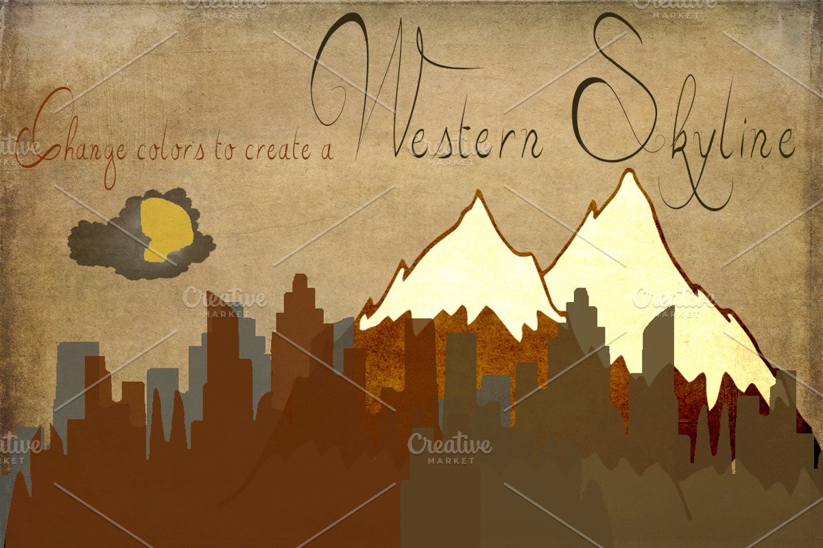 Handsketched Cityscape Clipart Set 4, an Illustration by Lone Star I&D (Photo 2 of 4)