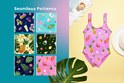 Summer vector clipart, beach sticker, a Seasonal Illustration by harmonia_green_art (Thumbnail 4 of 14)