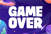 Bold Space - Playful Cartoon Font, a Sans Serif Font by KiddoGlyphs Studio (Thumbnail 2 of 5)