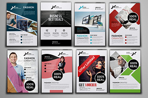 100 Fresh Business Flyers Bundle