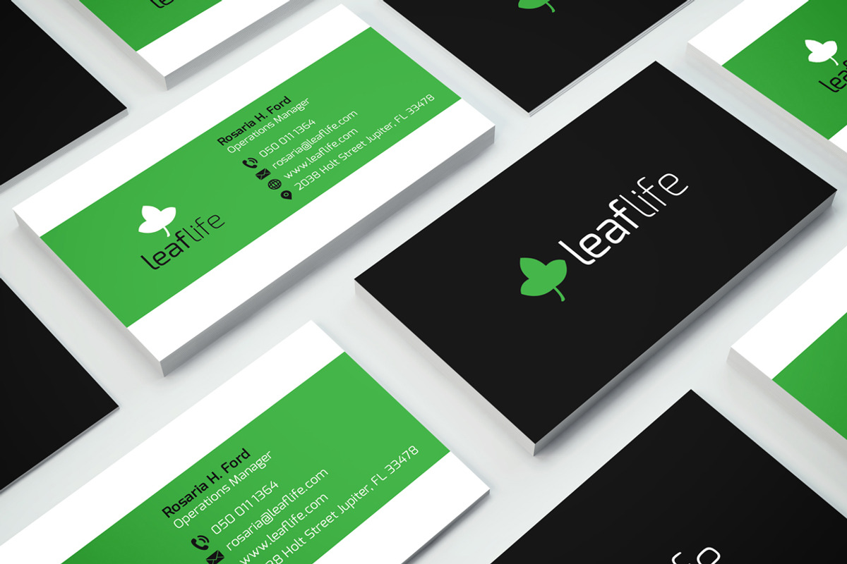 Corporate Business Card 1, a Business Card Template by Seemly Designs (Photo 2 of 2)