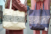 Totebag Street Mockup Set - Vol 3, a Merchandise Mockup by DOBE Studio (Thumbnail 2 of 6)