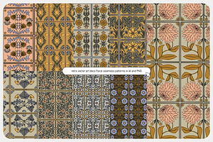 ArtDeco Floral Patterns