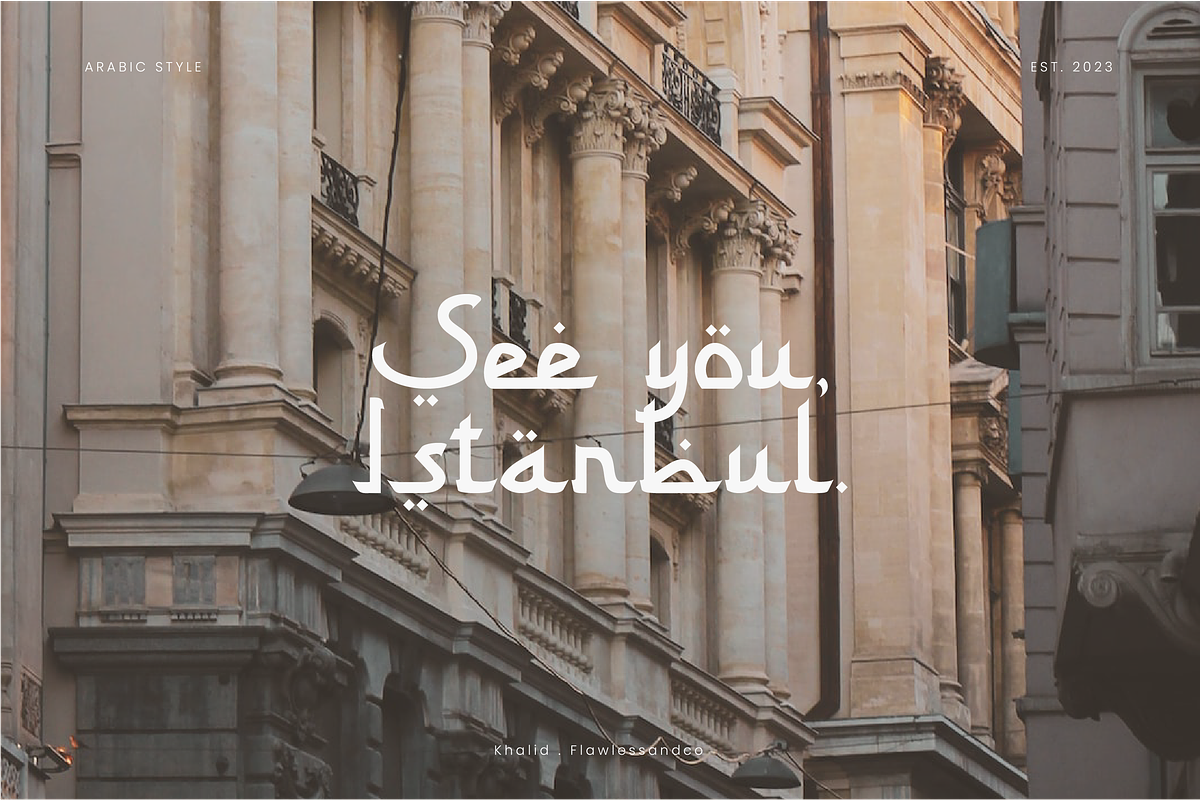 Khalid, a Symbol Font by Flawless And Co (Photo 7 of 10)