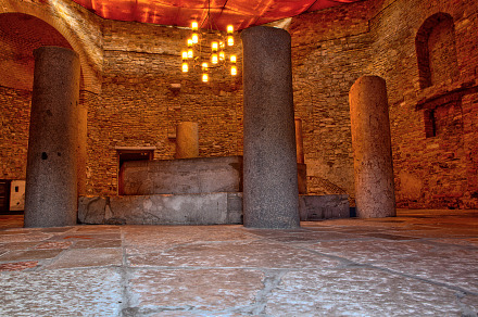 View of the Ancient interior of Basilica of Aquileia, an Architecture Photo by Bepslabor