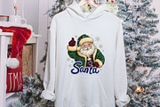 Pink Leopard Glitter Santa PNG, an Illustration by designcity5 (Thumbnail 7 of 8)