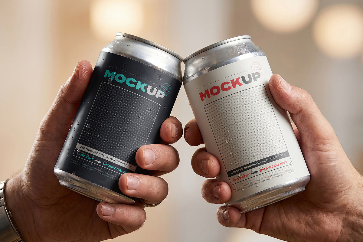 Beer Collection Mockups, an Advertising Mockup by Luuqas Design (Photo 7 of 11)