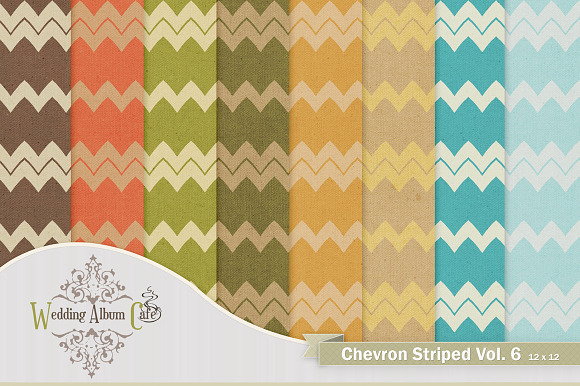 Chevon Striped Digital Backgrounds preview 4
