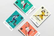 Trading Cards Mock-up, an Advertising Mockup by zippypixelstudio (Thumbnail 12 of 14)