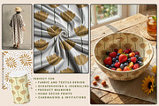 Boho Floral Geometric Pattern Set, a Pattern Graphic by Traveling Designer (Thumbnail 5 of 8)