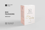 Box / Packaging Mockup, a Cups & Container Mockup by Seven Lights (Thumbnail 1 of 8)