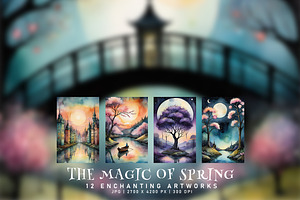 The Magic of Spring, a Decorative Illustration by Digital Art Creations