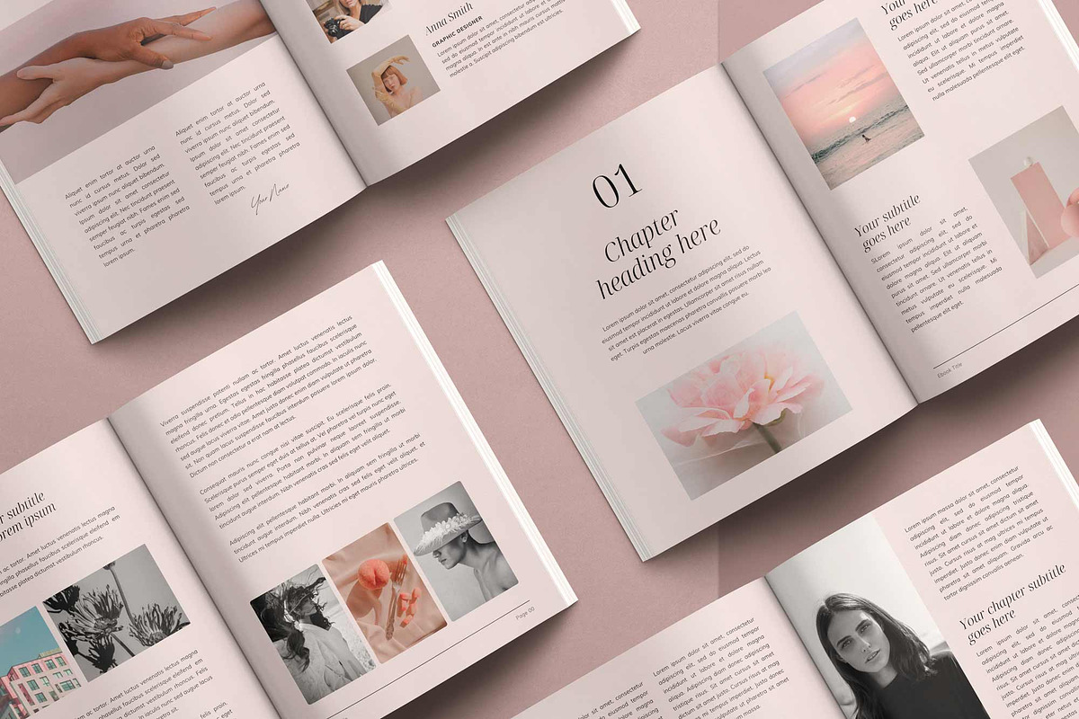ROSE | Canva eBook Template, a Magazine Template by Sierra Creative Studio (Photo 8 of 13)