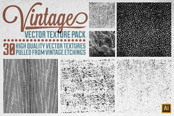 Vintage Vector Texture Pack preview 6