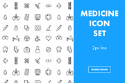 Medicine icon set, an Icon by The G! Design (Thumbnail 1 of 2)