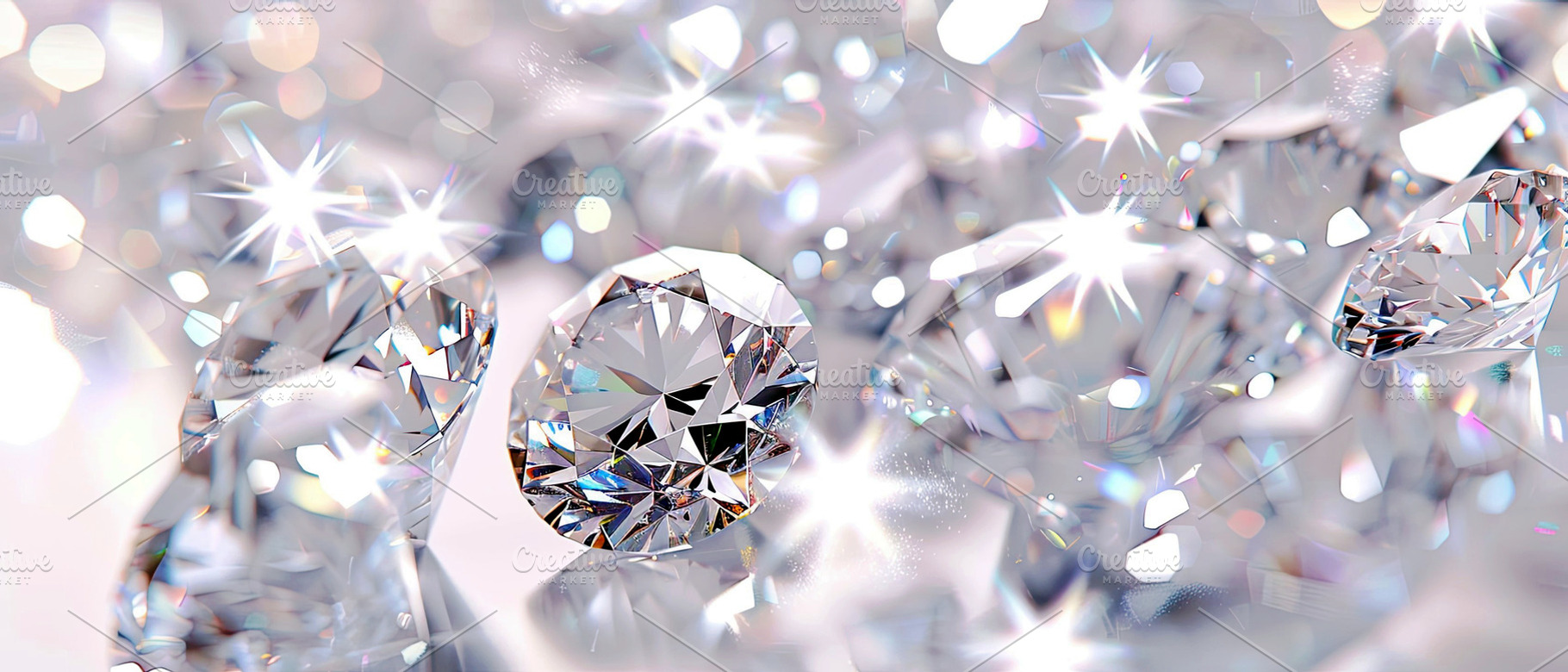 Sparkling Diamond white background ,, a Photo by LOGOCREATIVE