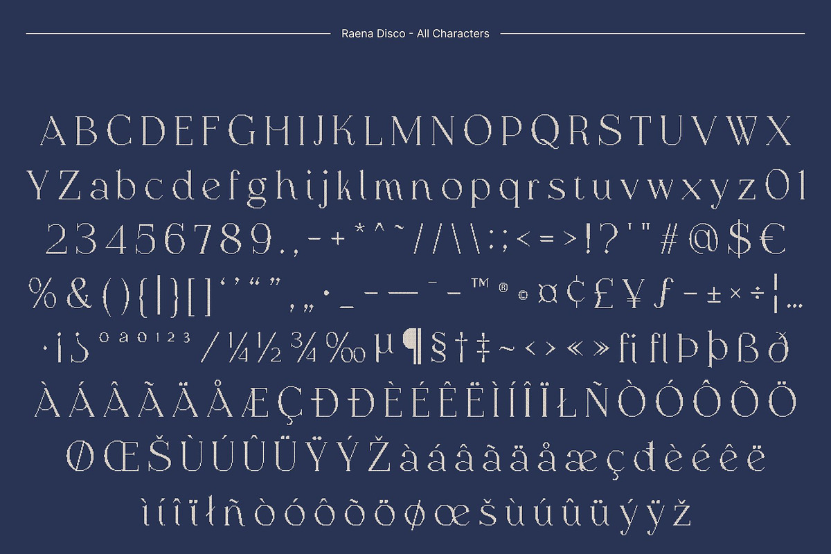 Raena Disco, a Serif Font by Craft Supply Co. (Photo 8 of 8)