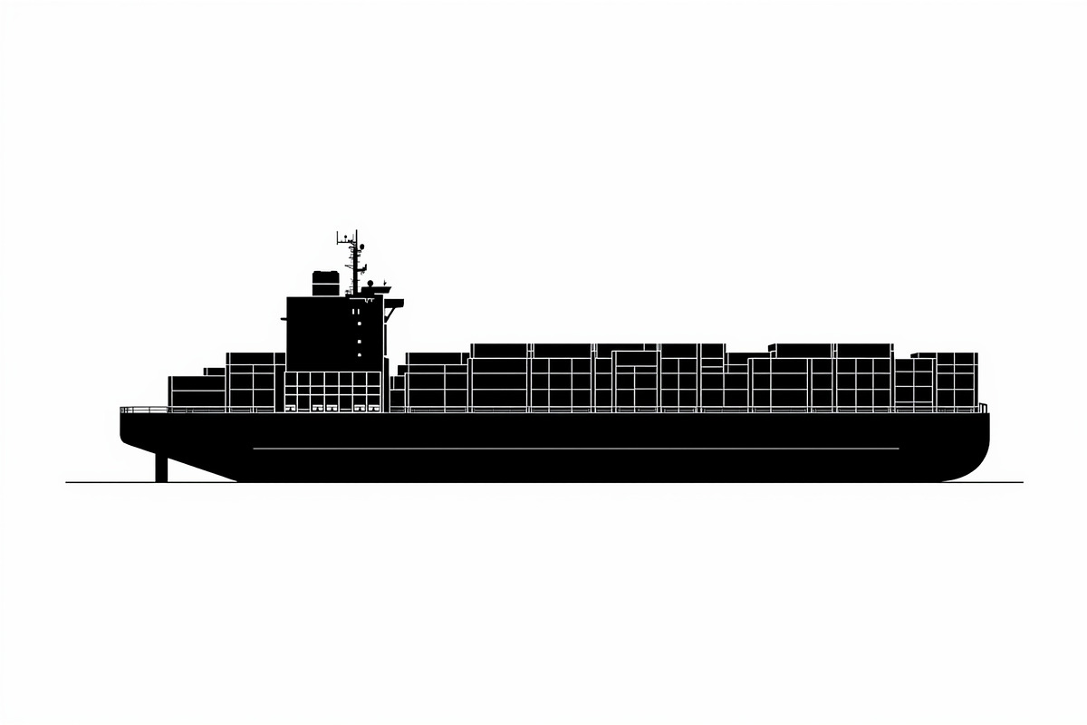 Ocean Ship & Boat Vector Silhouettes, an Illustration by jahid234 (Photo 8 of 9)