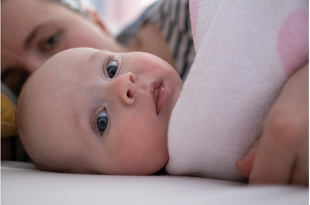 Caucasian young mom and her cute, a Person Photo by Koldunova