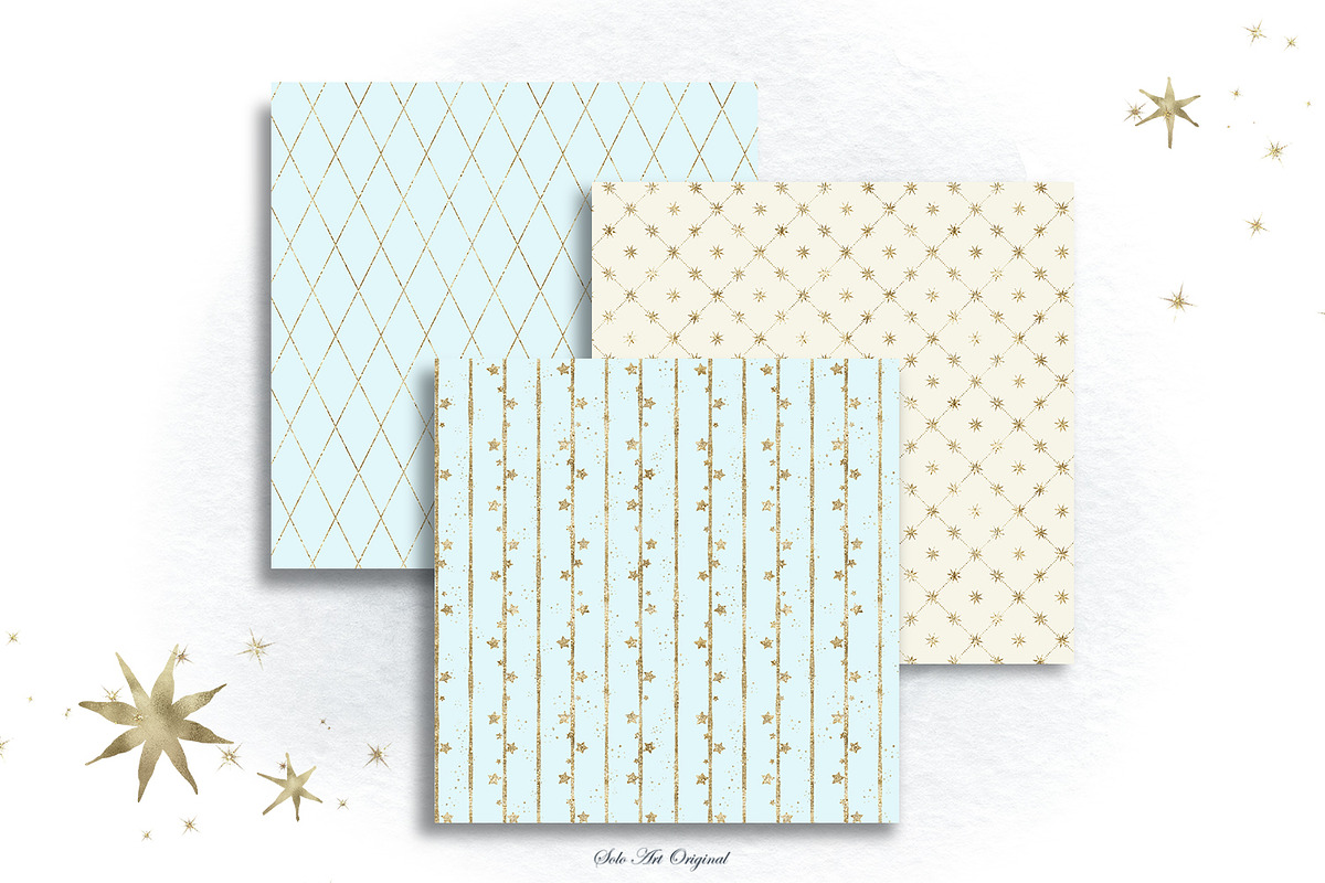 Pastel geometric seamless patterns, a Pattern Graphic by Solo Art Original (Photo 3 of 7)