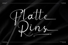 Flatte Rins || Elegant Classy Script