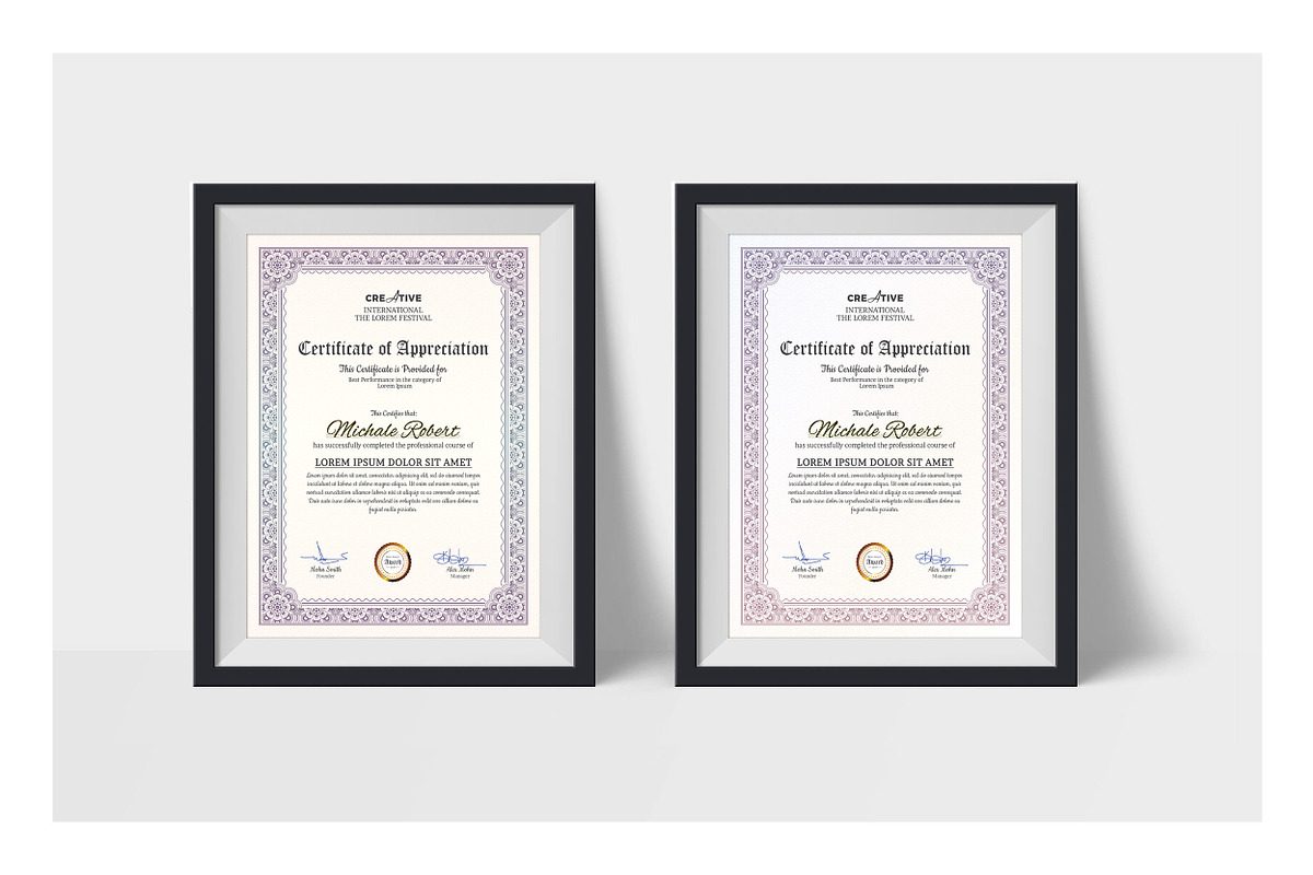 Certificate, a Stationery Template by Diverter (Photo 5 of 8)