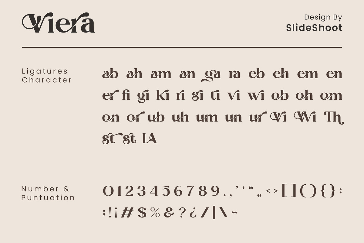 Viera Retro Serif Font, a Serif Font by Idea Studio (Photo 14 of 15)