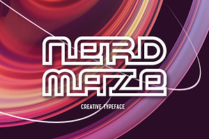 Nerd Maze - Creative Font