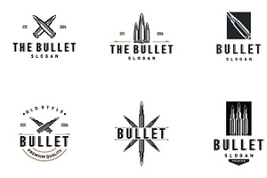 design bundle ammunition bullet logo, a Branding & Logo Template by Maylianaw28