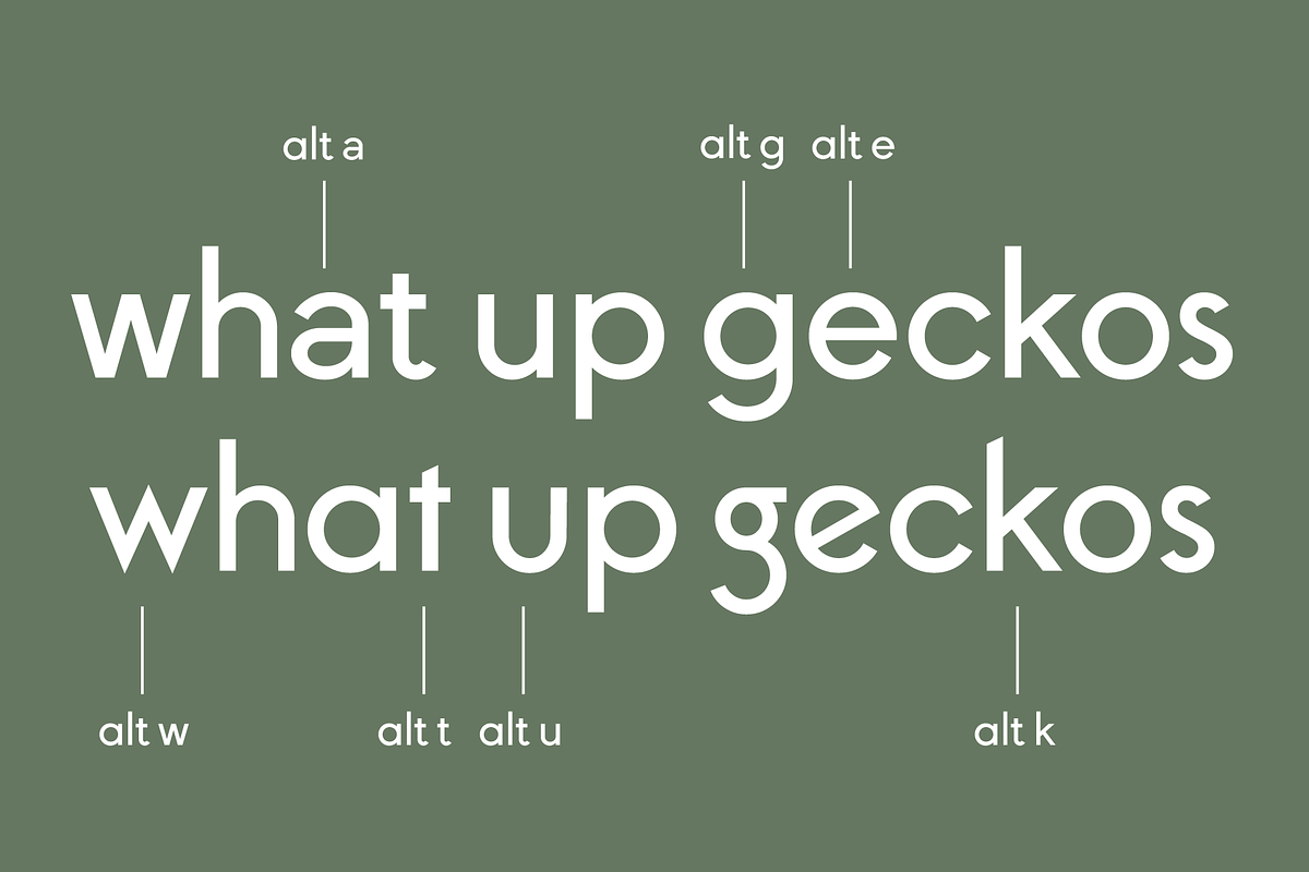 Thatura Geometric Sans Font, a Sans Serif Font by That That Creative (Photo 4 of 19)