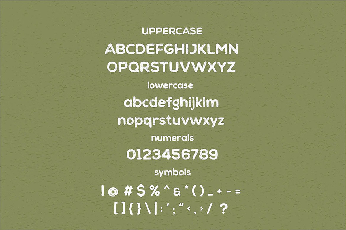 Chalif Typeface preview 4