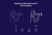 Media Icon Art Set, an Outline Icon by Prosymbols (Thumbnail 3 of 8)