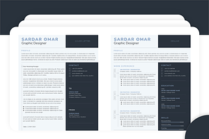 Minimal Design CV Template