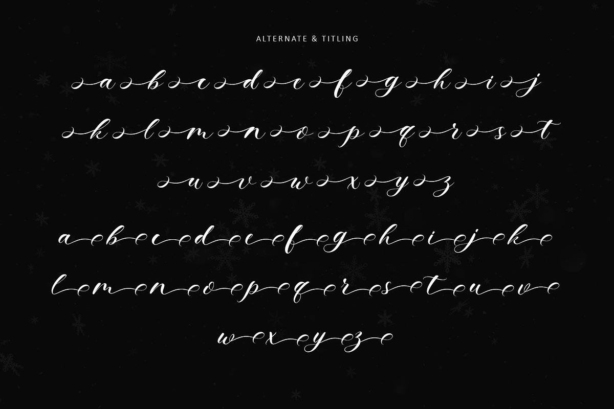 Christmas Twinkle, a Handwritten Font by Letterara (Photo 9 of 11)