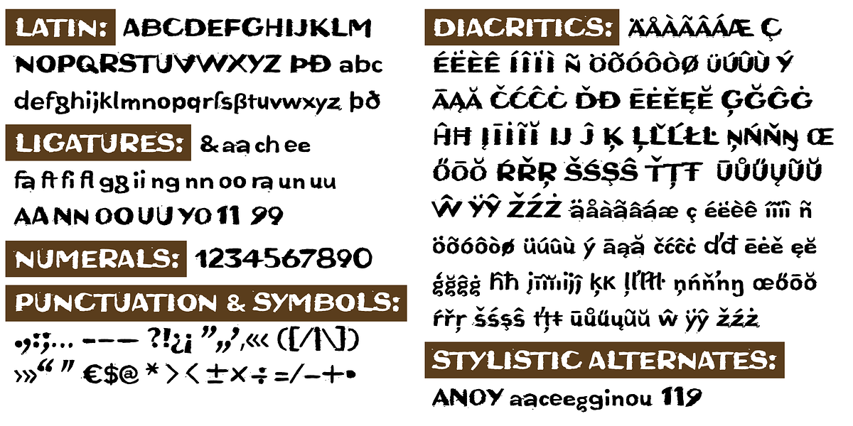 Bruta Woodcut, a Handwritten Font by ingoFonts (Photo 5 of 5)