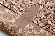 Mocha mousse flowers seamless patter, a Pattern Graphic by SirenaArt (Thumbnail 3 of 16)