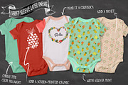 Baby Onesie Mock Ups UPDATE, an Apparel Mockup by JSquarePresents (Thumbnail 8 of 13)