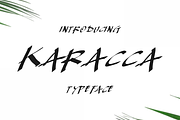 Karacca Typeface, a Script Font by Akdesain (Thumbnail 1 of 5)