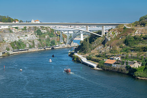 Aerial landscape of the douro river in porto, a Holiday Photo by DanFLCreativo