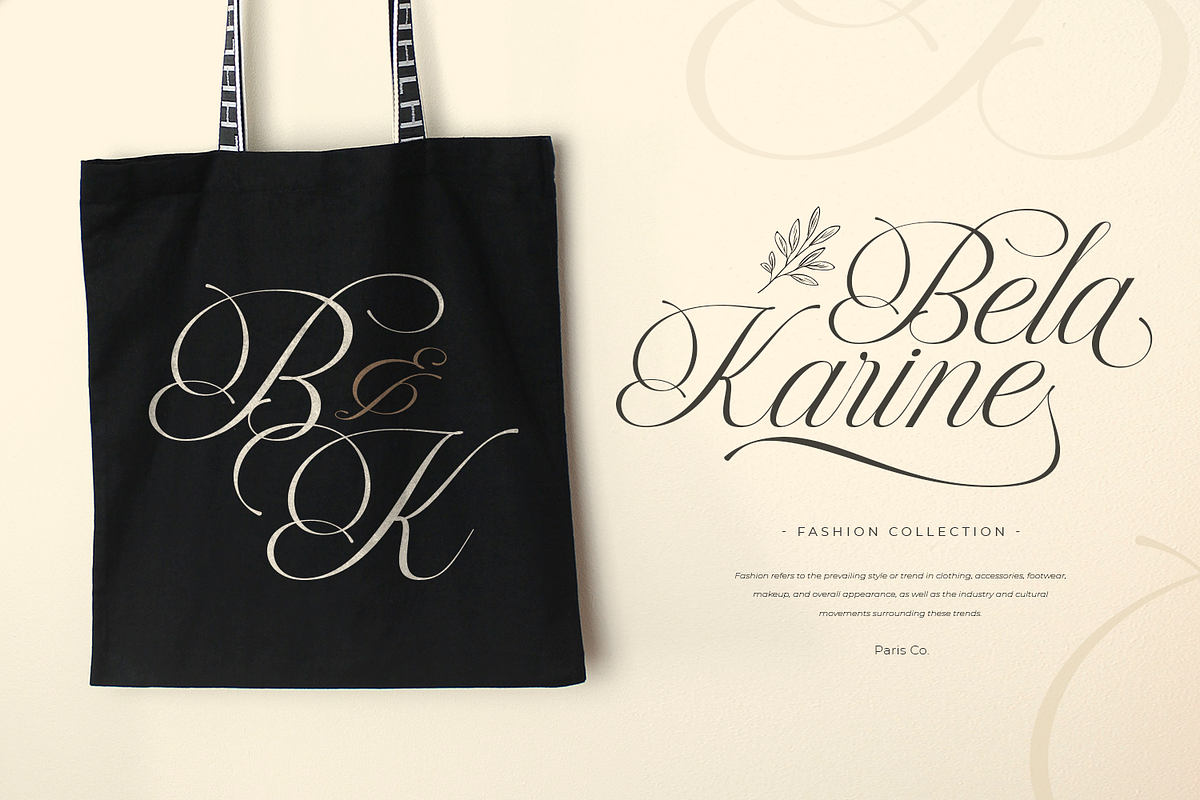 Kaelyna Script - Modern Cursive Font