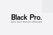 Black Pro, a Sans Serif Font by rmdndsign (Thumbnail 3 of 6)