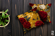 Red and Gold Roses Digital Paper, a Pattern Graphic by Creative Store (Thumbnail 5 of 5)