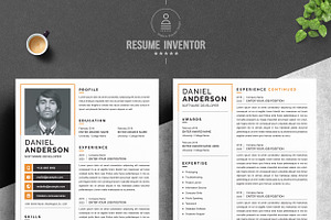 Modern Resume Template Word CV