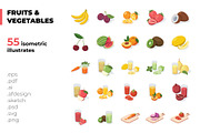 Fruits & Vegetables icons, a Food Illustration by AIWD (Thumbnail 2 of 2)