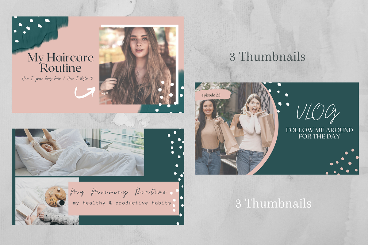 YouTube Branding Bundle - Canva, a Social Media Template by Tegefeldt Design (Photo 5 of 6)