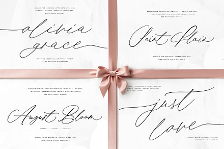 Wedding Calligraphy Font Duo Bundle