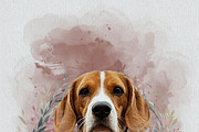 Flower Custom Watercolor Pet Art, an Action Add-On by MRI STUDIO (Thumbnail 20 of 23)