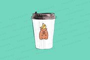 Cute Capybara Jungle Adventure, an Animal Illustration by Palau (Thumbnail 4 of 12)