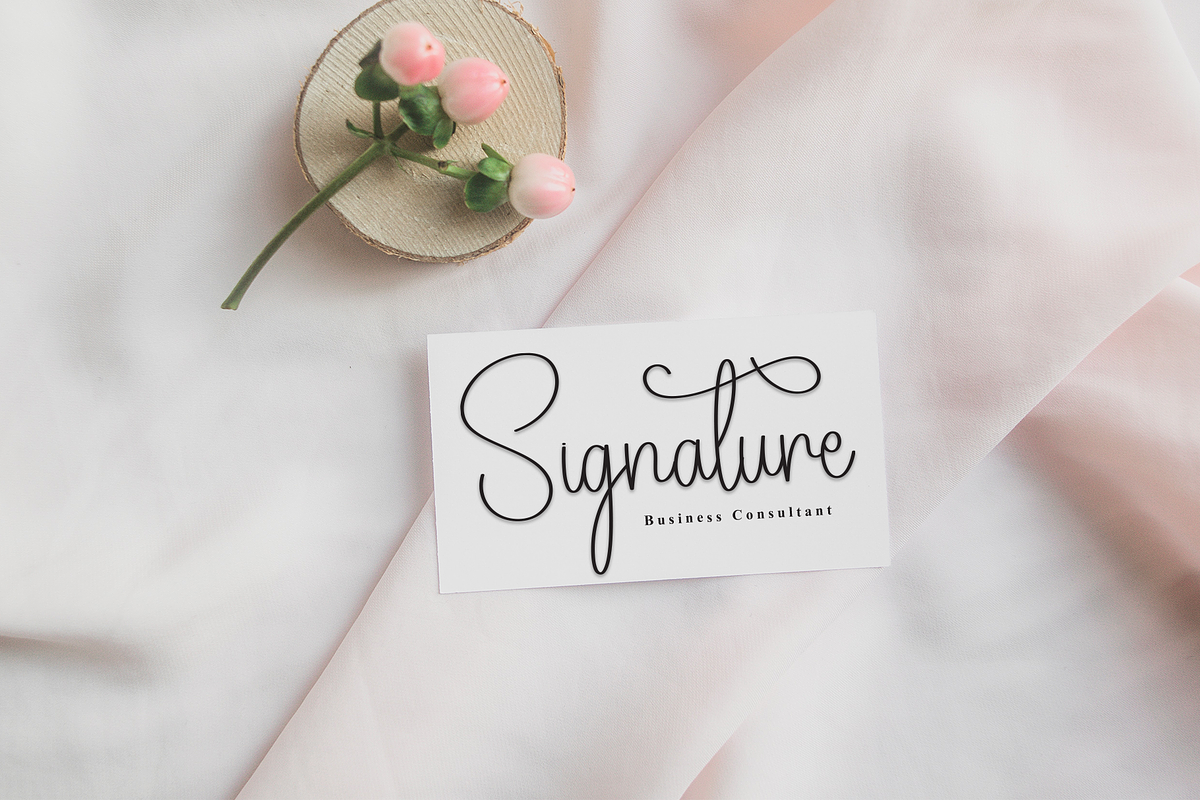 Yesterday | Script Font, a Handwritten Font by Scratchones (Photo 5 of 9)